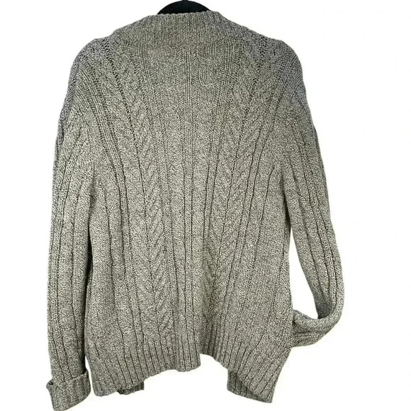 Puritan Men's Cable Knit Sweater Tan Size Medium Great Condition - Picture 6 of 9